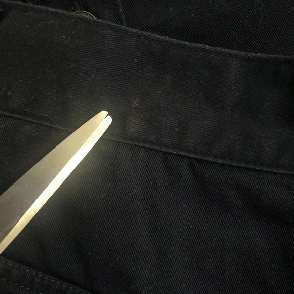 90’s Kiko-mo size 11/12 100% cotton light denim long column navy maxi skirt - Picture 9 of 12